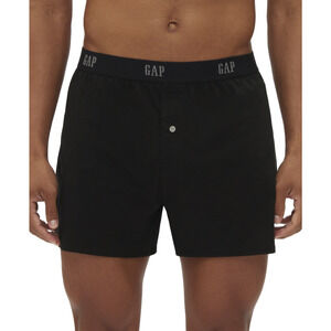 GAP Men 3-Pk Cotton Woven Slim Fit Boxers Black Size S